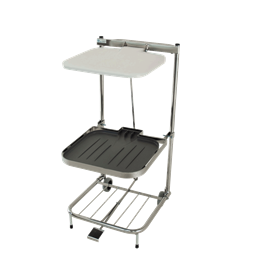 Säckställ Erik 60L 4 Hjul Bottenplatta , Fotpedal