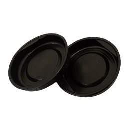 Papptubslock Plast Svart