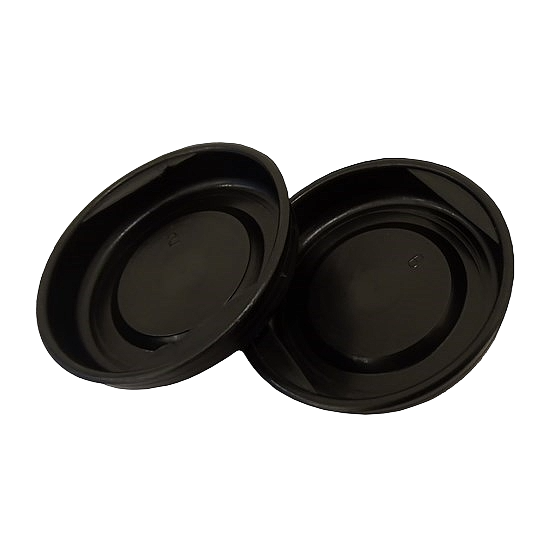 Papptubslock Plast Svart