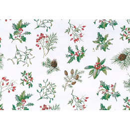 Julpapper 38cm Twigs & Berries Kraft