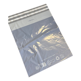 E-Handelspåse Utan Handtag Blå Miljötryck 200st/fp