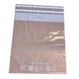 E-Handelspåse Utan Handtag Beige Miljötryck 200st/fp