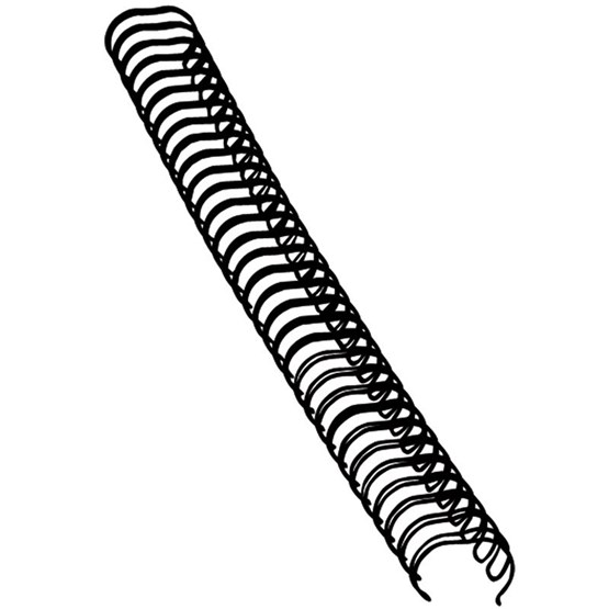 Metallspiral 12mm Svart 100st
