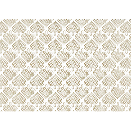 Julpapper 57cm Hearty Guld Kraft