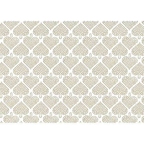 Julpapper 57cm Hearty Guld Kraft