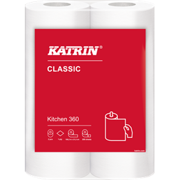 Hushållspapper Katrin Classic 360 1-Lager 100m/rl  12rl/fp