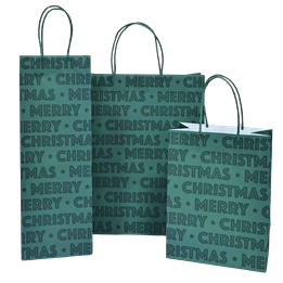 Presentpåse 130x82x359mm 150g For Xmas