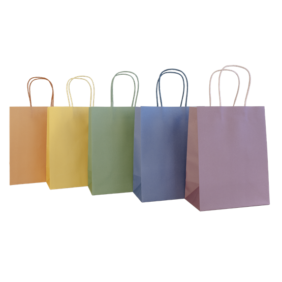 Presentpåse 175x100x230mm 130g Multicolor 5st/fp