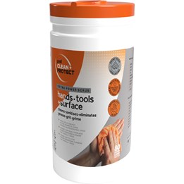Våtservett 20x25cm Orange 2L Cylinder 80st/fp Abrasive Antibacterial XL Wipes