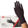 Nitrilhandske WORK-INN Svart 100st/fp 9-10/XL Livsmedelsgodkänd, Puderfri
