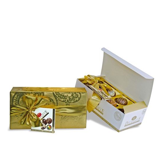 Julchoklad Gold Belgiska presentpraliner 400g