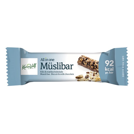 Muslibar biscuit & milkchocolate 25g