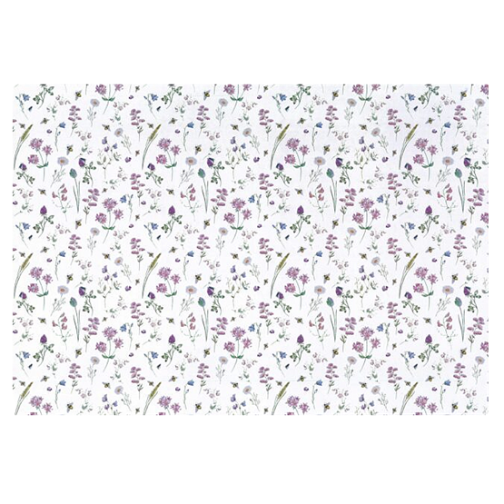 Presentpapper 38cm Flower Meadow