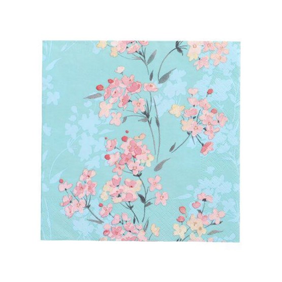 Servett 33cm 3-Lags Flower Tendril 20st/fp