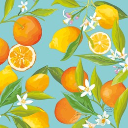 Servett 33cm 3-Lags Lemon Tree 20st/fp