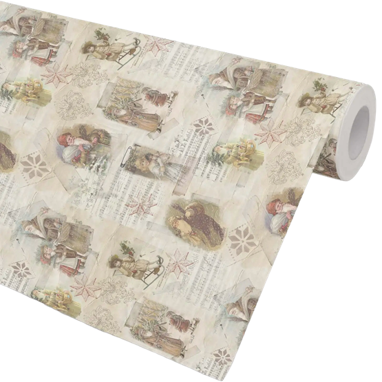 Julpapper 38cm Silent Night