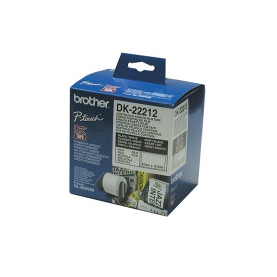 Etikett Brother 62mm Vit 15,24m/rl DK-22212