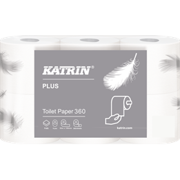 Toalettpapper Katrin Plus 360 2-Lager 50m/rl  42rl/fp