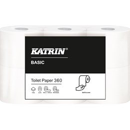 Toalettpapper Katrin Basic 360 Oblekt 2-Lager 50m/rl  42rl/fp