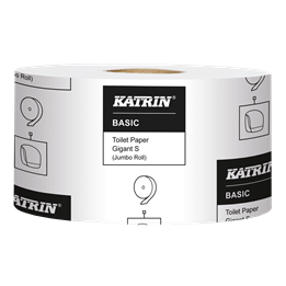 Toalettpapper Katrin Basic Gigant S Oblekt 1-Lager 265m/rl  12rl/fp