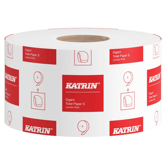 Toalettpapper Katrin Gigant S Oblekt 1-Lager 265m/rl  12rl/fp