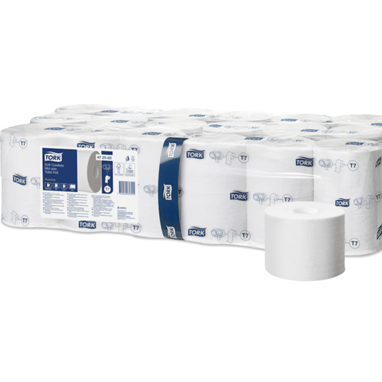 Toalettpapper Mjukt Tork Premium Coreless Mid-Size T7 2-Lager 92m/rl  36rl/fp