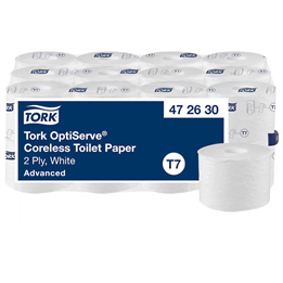 Toalettpapper Tork Advance Coreless Mid-Size T7 2-Lager 131m/rl  24rl/fp