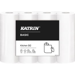 Hushållspapper Katrin Basic 90 Oblekt 2-Lager 25m/rl  32rl/fp