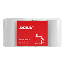 Hushållspapper Katrin 90 Oblekt 2-Lager 25m/rl  32rl/fp