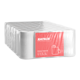 Hushållspapper Katrin 95 Oblekt 2-Lager 25m/rl  28rl/fp