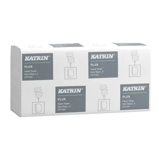 Pappershandduk Katrin Plus Non-Stop L2 2-Lager 2100st/fp W-Vikt