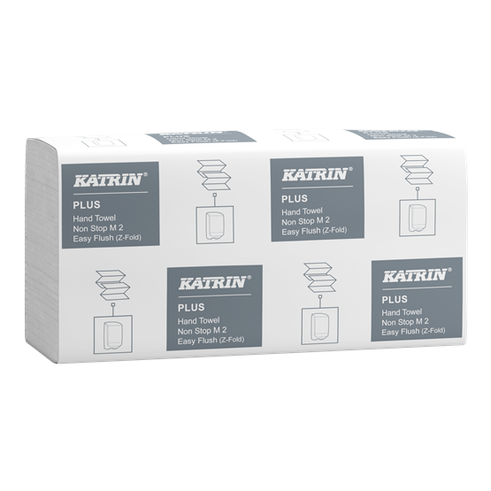 Pappershandduk Katrin Plus One-Stop EasyFlush M2 2-Lager  2835st/fp