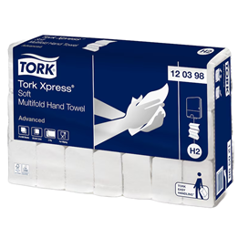 Pappershandduk Tork Advanced Xpress Multifold H2 3780st/fp