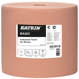 Torkrulle Katrin Industri Basic XL 32cm x 1000m Brun 1-Lager