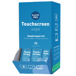 Skärmrengöring Kiilto Pro Touchscreen Wipes 95st/fp