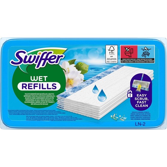 EngångsMopp Refill Wet Swiffer 20st/fp till art 533394