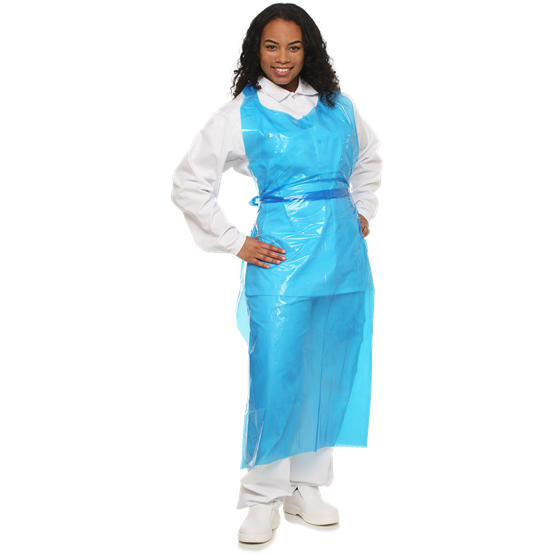 Förkläde 1600x940mm 60my Blå 25st/fp