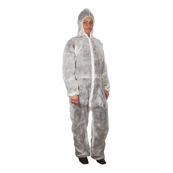Korttidsoverall L/XL Vit 50st/fp