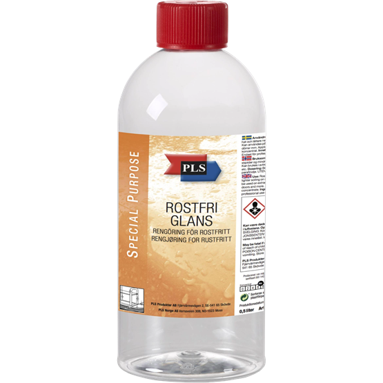 Rostfri Glans 0,5L PLS