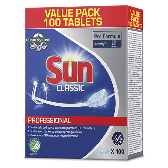 Maskindiskmedel Sun Tablett Refill 100st/fp