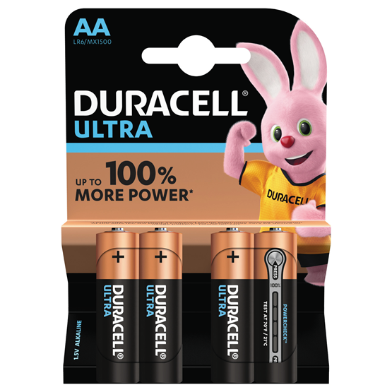 Batteri Duracell AA Ultra LR6 1,5V 4st/fp