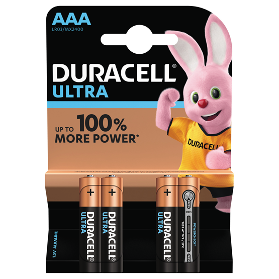 Batteri Duracell AAA Ultra LR03 1,5V 4st/fp