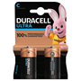 Batteri Duracell C Ultra LR14 1,5V 2st/fp