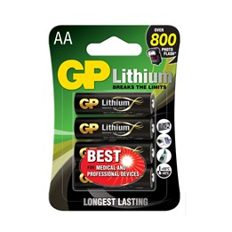 Batteri GP AA Lithium 1,5V 2U4 4st/fp