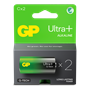 Batteri GP Ultra Plus Alkaline C LR14 1,5V 2st/fp