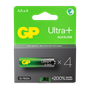 Batteri GP Ultra Plus Alkaline AA LR6 1,5V 4st/fp