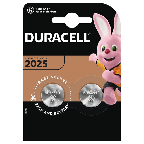 Batteri Duracell DL/CR2025 3V Lithium