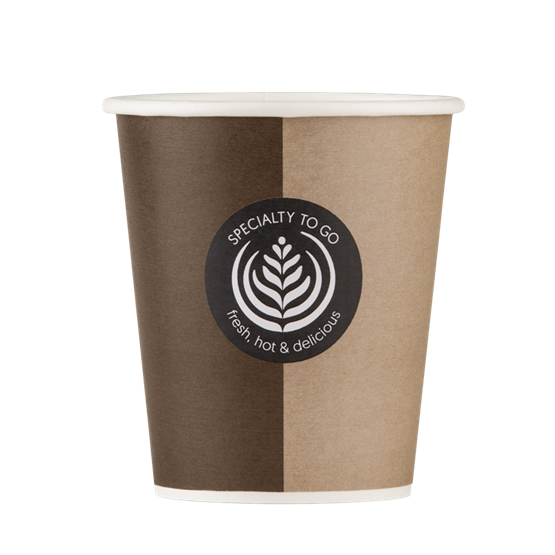 Pappersbägare 25cl Hot Cup 80st/fp (Lock 40195001)