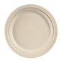 Tallrik Bagasse 22cm Brun 50st/fp