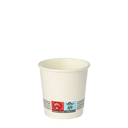 Pappersbägare 10cl Vit 50st/fp